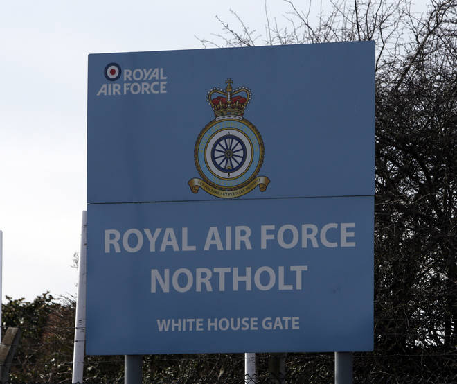 Planes were delayed due to a flight from RAF Northolt
