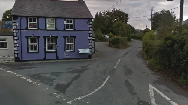 The fire happened in the small Welsh town of Ffair-Rhos