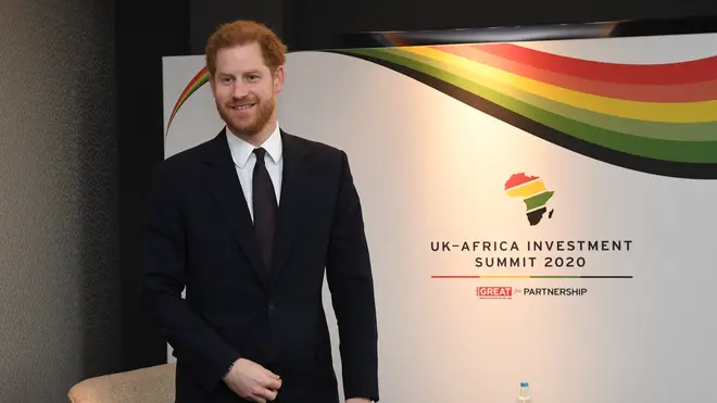 Prince Harry is seen at his final Royal engagement before jetting of to Canada