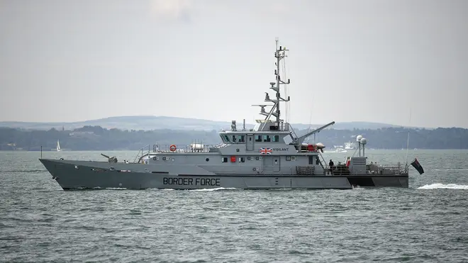 Several Border Force vessels were deployed to two incidents off the coast