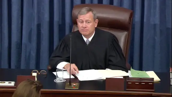 Chief Justice John Roberts opened Wednesday's session