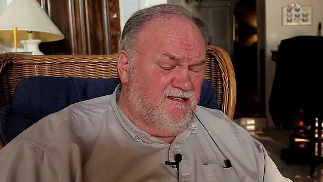 Thomas Markle said he shed tears while watching Meghan being walked down the aisle