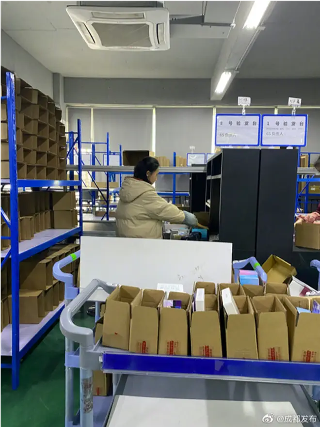 A medical supply factory has moved to round the clock production
