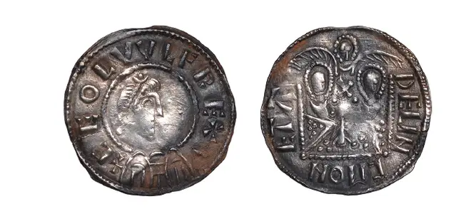 Two of the Viking-era coins found among the haul