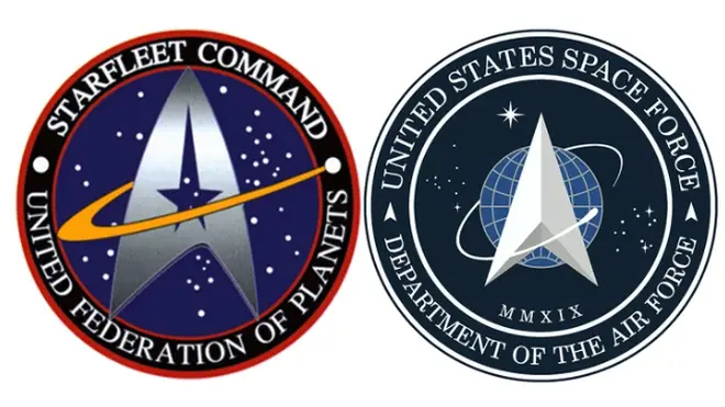 The new US Space Force logo has been mocked online