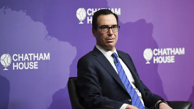 Mr Mnuchin was speaking at Chatham House in London