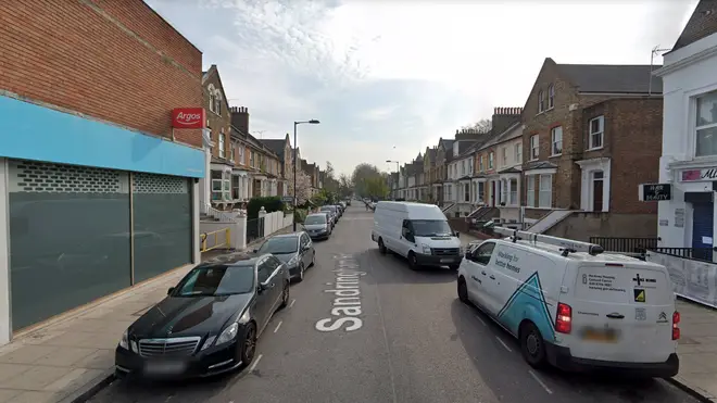 The baby was found on Sandringham Road in east London