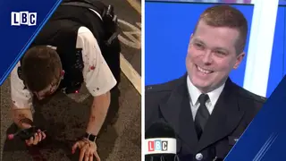 PC Stuart Outten was left with severe injuries after the machete attack