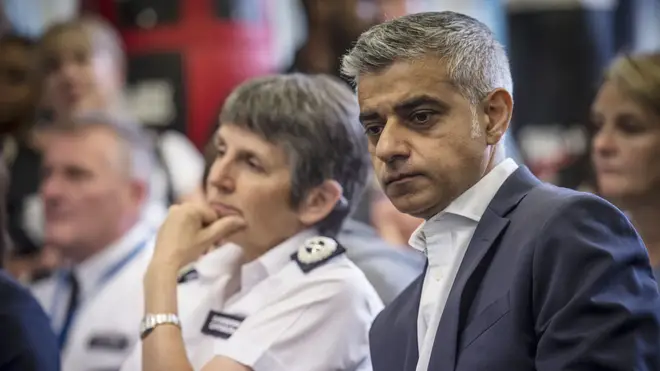 Met Police Commissioner Cressida Dick and Mayor of London Sadiq Khan working to find a solution to London's violence.