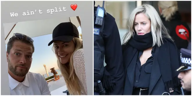 Caroline Flack's boyfriend has denied the pair have split