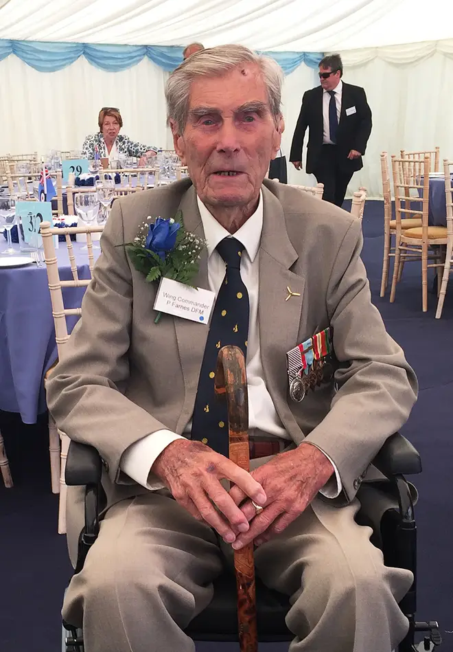 W-Cmdr Paul Farnes was the last surviving "ace" who shot down six enemy planes