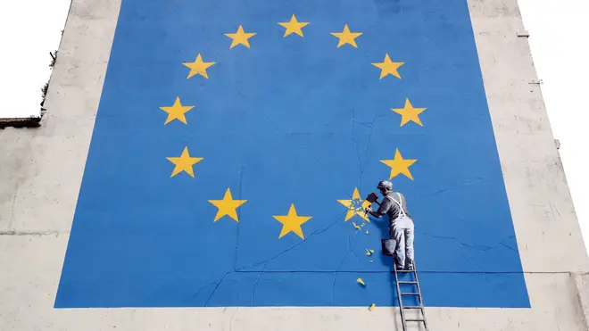 Banksy's EU painting