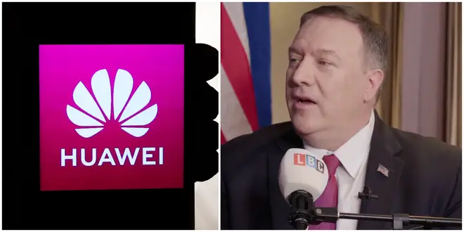 US Secretary of State Mike Pompeo suggests the US will not share intelligence with the UK after Boris Johnson's "disappointing" Huawei decision