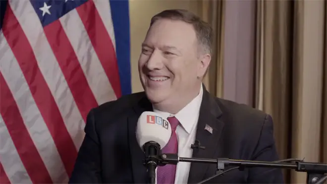 Mr Pompeo refused to be drawn on how "disappointed" the US was over the Huawei deal