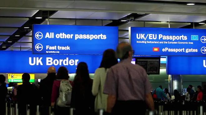 EU lines at airports no longer include British citizens