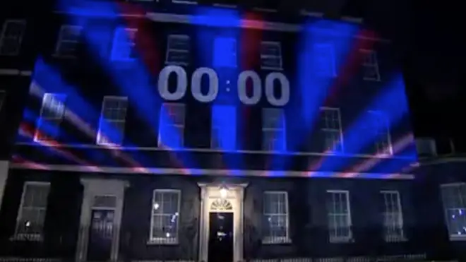 The moment the clock hit zero four years after Brexit