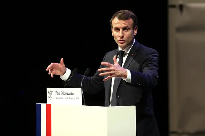 French President Emmanuel Macron has taken a swipe at Brexit