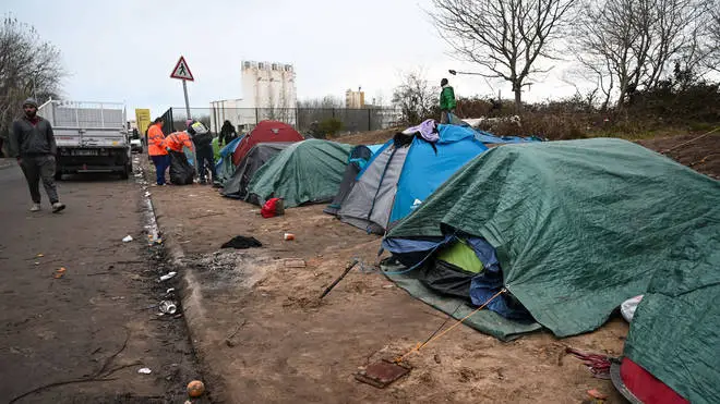 Calais refugee camps were increasingly cleared in the days leading up to Brexit