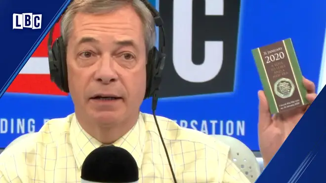 Nigel Farage slams "bitter" Remainers who refuse to use Brexit 50p coins