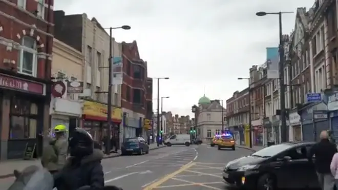 Armed police were called to Streatham High Road