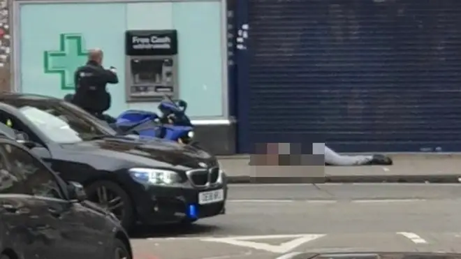 Police shot a man dead in the street in Streatham
