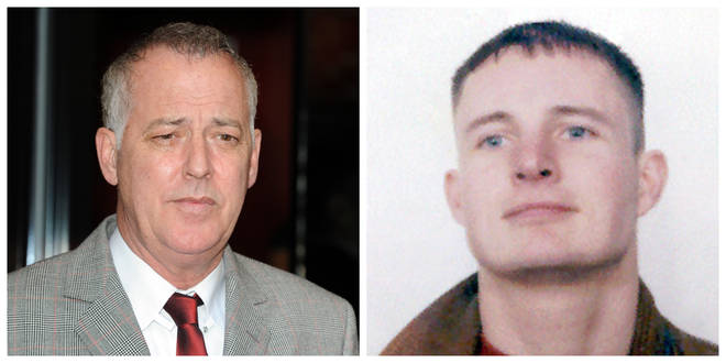 Stuart Lubbock (R) was found dead in Michael Barrymore's pool nearly 20 years ago
