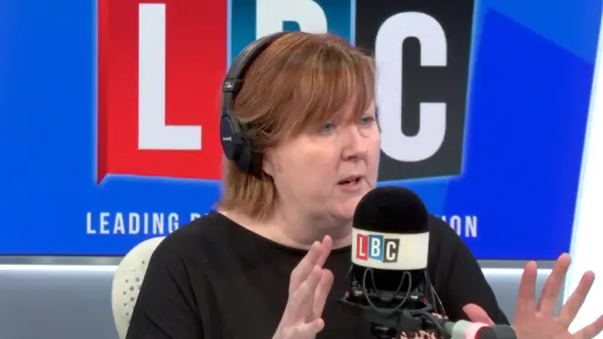 LBC presenter Shelagh Fogarty schooled a caller who demanding that the UK “gets a grip”