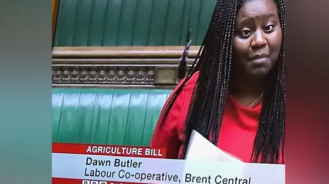 The BBC captioned images of Marsha de Cordova with Dawn Butler's name