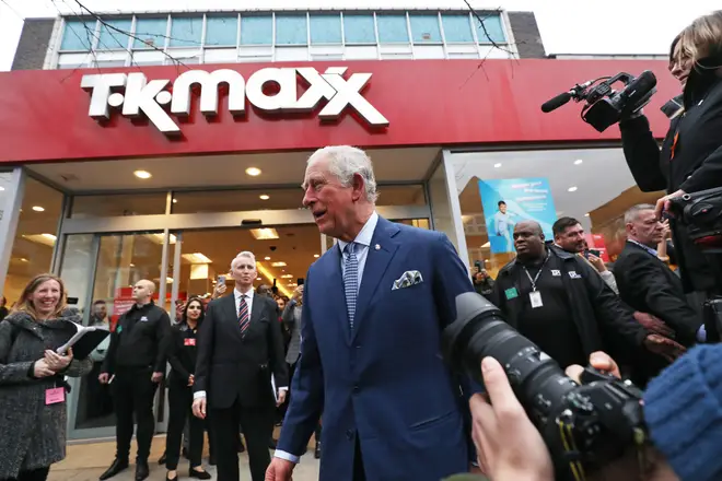 Prince Charles might not be the first person you would expect to see at a TK Maxx
