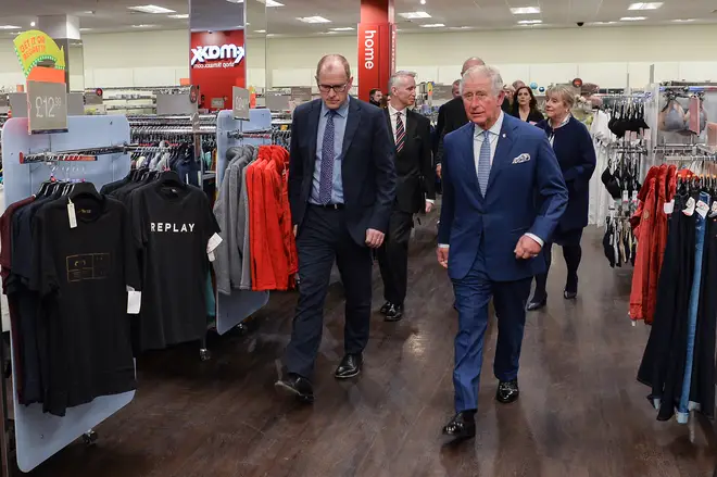The Prince of Wales said he was surprised how bright and luxurious the store was