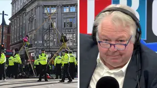Nick Ferrari spoke to Lord Stevens about his campaign to protect the public from protests