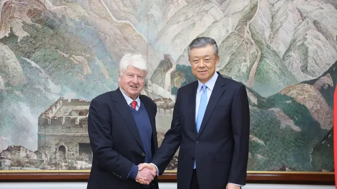 Ambassador Liu Xiaoming met with the PM's father