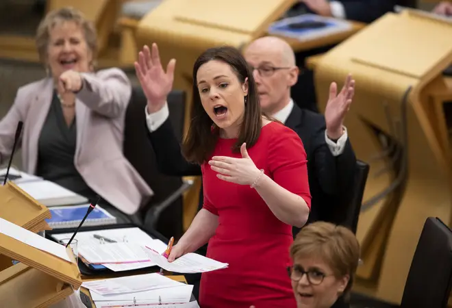 Public finance minister Kate Forbes unveils the Scottish Government's spending pledges instead of Mackay