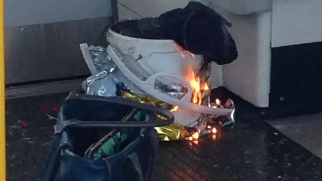 The plastic bag that exploded on the District Line
