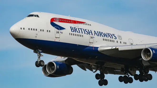 The British Airways flight broke the transatlantic record