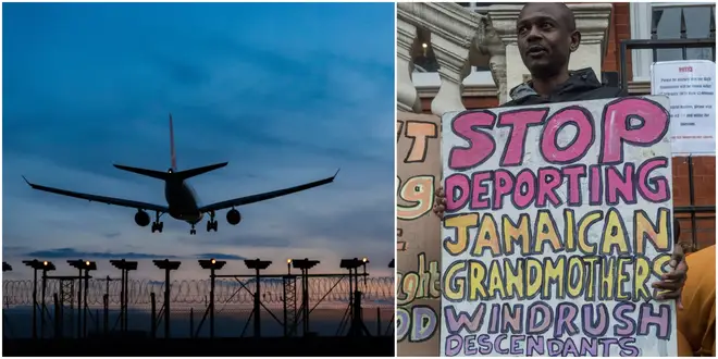 A flight to Jamaica was planned to leave the UK at 6:30am on Tuesday