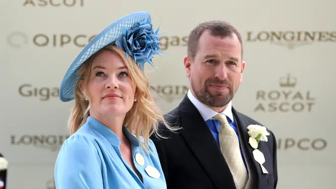 Peter and Autumn Phillips at Royal Ascot in June