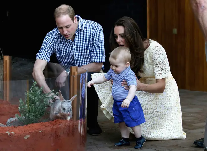 The couple last visited in 2014 with a baby Prince George with them