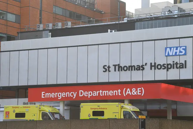 He is currently in St Thomas' Hospital in isolation