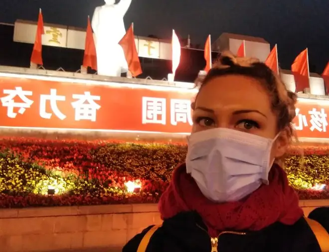 The Brit teacher is trapped in Fuzhou, in China