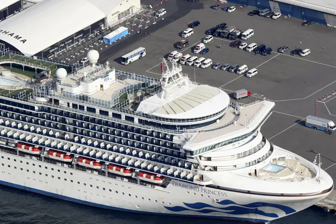 The Diamond Princess has had an outbreak of cases on board