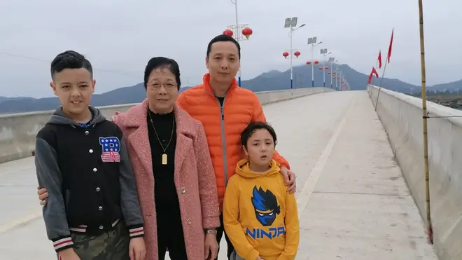 The Chen family have chosen to self-isolate