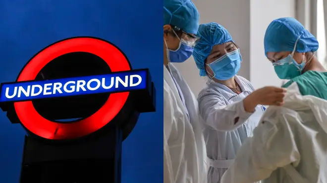 Doctors have warned the London Underground could serve as a hotbed for the COVID-19 coronavirus