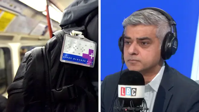 Sadiq Khan told LBC some of the best experts in the world were working to prevent the spread of coronavirus in the UK