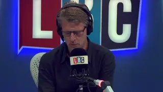 The caller told Andrew Castle "I tried to move but I froze on the floor."