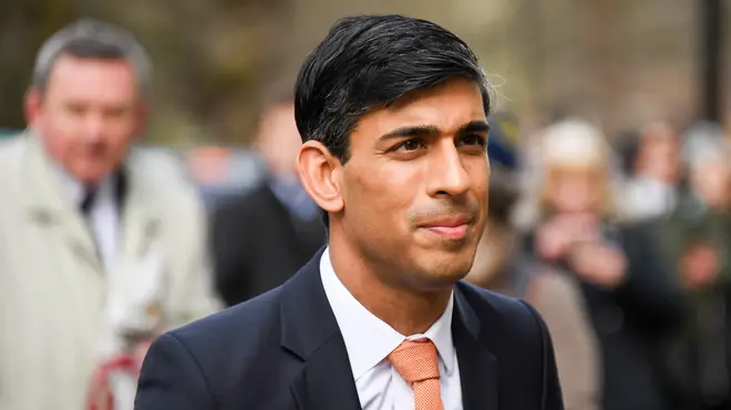 Britain's newly appointed Chancellor Of The Exchequer Rishi Sunak arrives at the Treasury