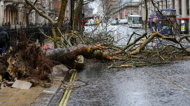 Storm Ciara brought heavy winds and rains