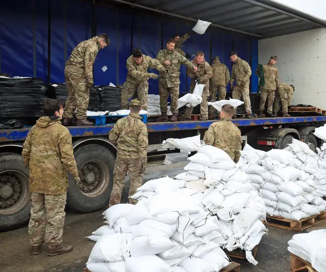 Soldiers have been deployed in West Yorkshire to asssit with the flood defences