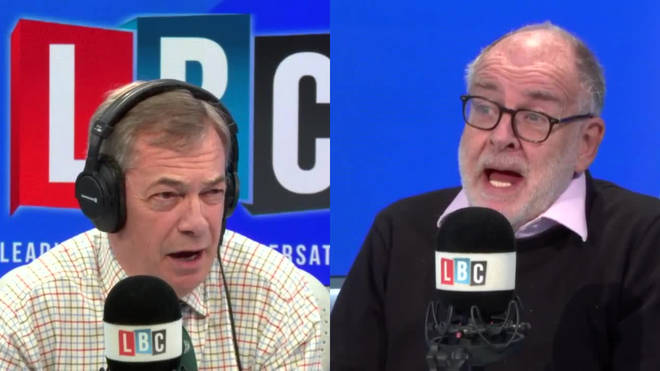 The Labour Peer was speaking to Nigel Farage