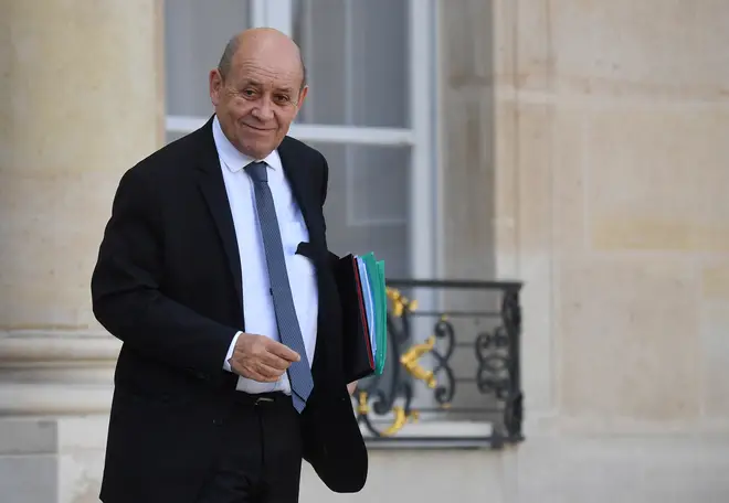 Jean-Yves le Drian made the comments on Sunday